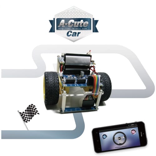 【A-Cute_Car】 A-Cute Car Robotic Kits三轮式机器人小车套件